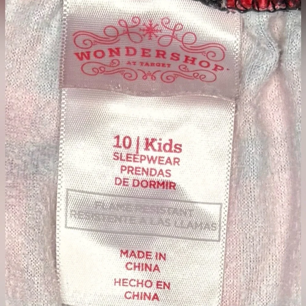 Christmas Flannel Pajama Pants Kids Size 10